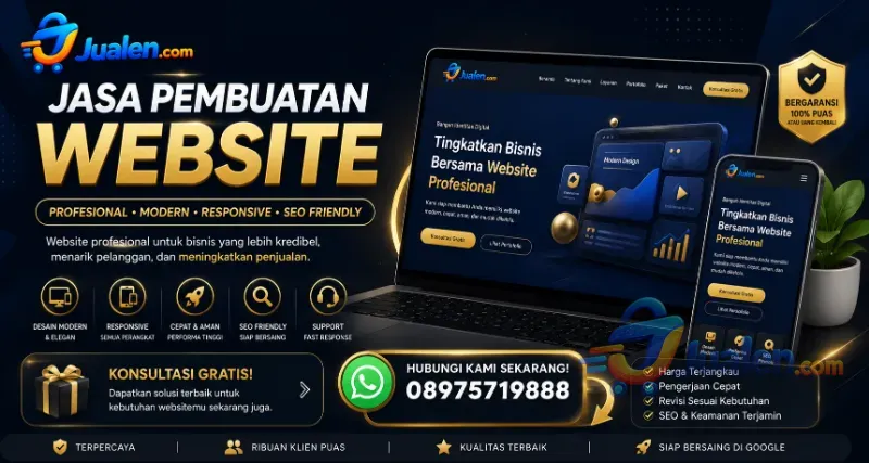 Jasa Pembuatan Website Profesional Terbaik untuk Bisnis Anda di Jualen.com