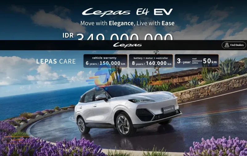 LEPAS E4: SUV Listrik Premium dengan Desain Elegan, Teknologi Cerdas, dan Jarak Tempuh hingga 600 Km