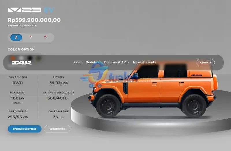 iCAR Indonesia: Mobil Listrik SUV Modern dengan Desain Boxy, Teknologi Cerdas dan Karakter Petualang - Foto 3