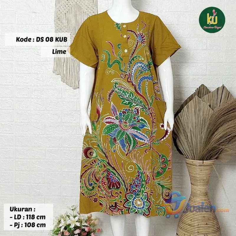 Jual Batik Kencana Ungu Baju Grosir-Ecer Pakaian / Daster / Baju Tidur / Sleepwear  Semarang