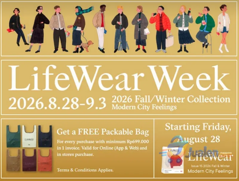Life Wear Week Uniqlo Fall/Winter Collection 28 Agustus 2026 - 3 September 2026
