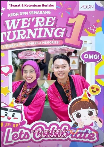 Anniversary 1 tahun AEON DP Mall Semarang | Promo Sampai 2 September 2026
